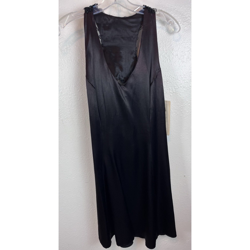 jessica mcclintock dress gunne sax Maroon/black Y2K Vintage Size 11/12 Formal - Picture 8 of 12